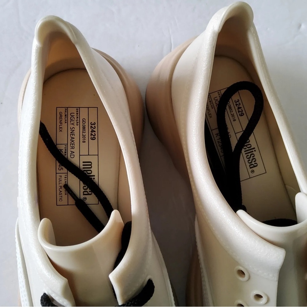Melissa Ugly Sneakers Platform‎ Sport Collection Jelly Cream/White Shoes Size 8